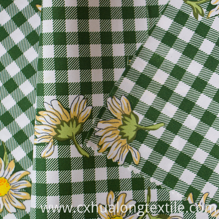 100% polyester mini matt printed fabric